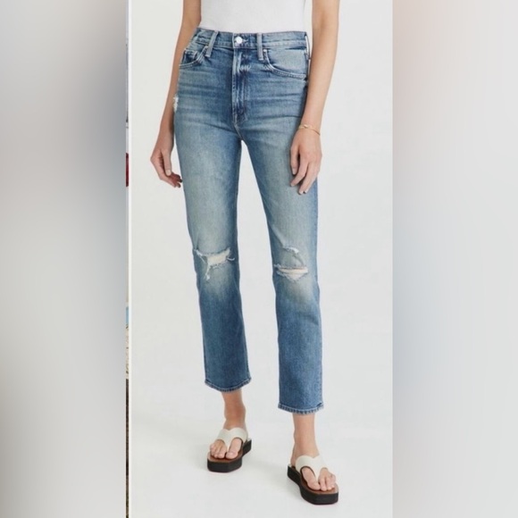 MOTHER Superior The High Waisted Rider Ankle in Far Beyond The Sky - Picture 5 of 12